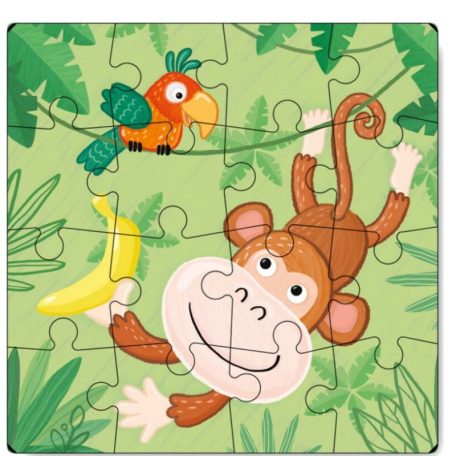 Dodo puzzle - Majom (16 db)