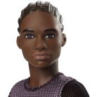 Barbie Fashionistas barátok - Barna hajú fiú baba fekete pólóban (130)