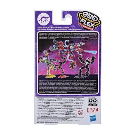 Marvel Spiderman Bend and Flex Missions - Miles Morales hajlítható játékfigura