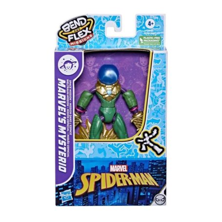 Marvel Spiderman Bend and Flex Missions - Marvel's Mysterio hajlítható játékfigura