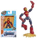 Marvel Bosszúállók Bend & Flex - Vasember Fire Mission hajlítható játékfigura