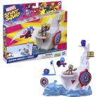 Marvel Stunt Squad Crane Smash játékszett - Amerika Kapitány vs. Thanos