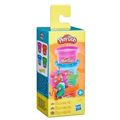   Play-Doh Mini gyurmakészlet - Pink-kék-zöld-narancssárga színek (4 db)