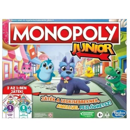 Monopoly Junior 2 az 1-ben társasjáték