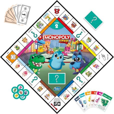 Monopoly Junior 2 az 1-ben társasjáték