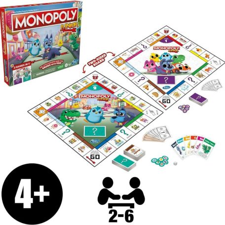 Monopoly Junior 2 az 1-ben társasjáték