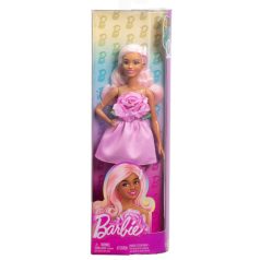   Barbie Fashionista barátnők divatbaba - Stílusos baba rózsás ruhában (238)