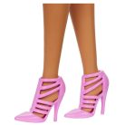 Barbie Fashionista barátnők divatbaba - Stílusos baba rózsás ruhában (238)