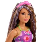 Barbie Fashionista barátok divatbaba - Baba virágmintás miniruhában (244)
