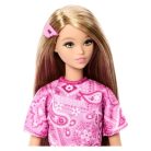 Barbie Fashionista barátnők stílusos divatbaba - Pink ruhában