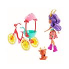 EnchanTimals Wonderwood Bicajbarátok játékszett és Danessa Deer baba