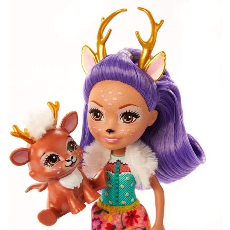 EnchanTimals Wonderwood Bicajbarátok játékszett és Danessa Deer baba