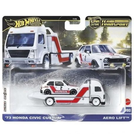 Hot Wheels Premium Team Transport - '73 Honda Civic Custom Aero Lift