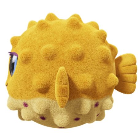 Flockies játékfigurák - Poppy, a gömbhal