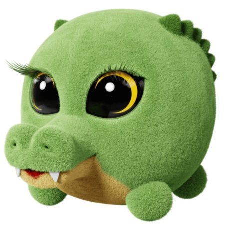 Flockies játékfigurák - Camila, a krokodil