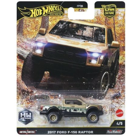 Hot Wheels Premium Car Culture -2017 Ford F-150 Raptor