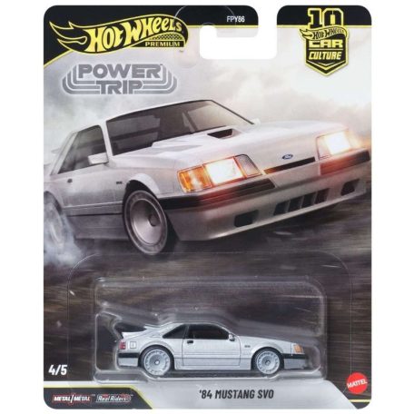 Hot Wheels Premium Car Culture 4/5 - '84 Mustang SVO fém kisautó