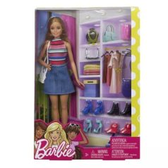 Barbie baba cipőkollekcióval