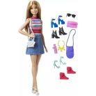 Barbie baba cipőkollekcióval