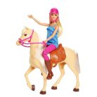 Lovas szett Barbie babával