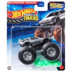   Hot Wheels Monster Trucks járművek Back to the Future - Time Machine