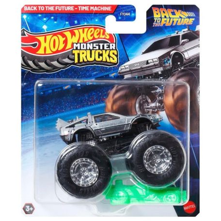 Hot Wheels Monster Trucks járművek Back to the Future - Time Machine