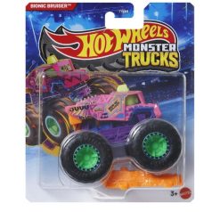   Hot Wheels Monster Trucks játékautó kilapítható gumiautóval - Bionic Bruiser (1:64)