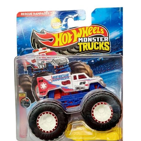 Hot Wheels Monster Trucks járművek Champion Chrashers 1/8 - Rescue Rampager