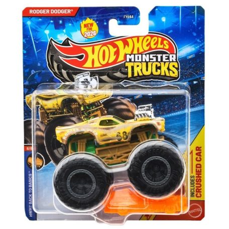 Hot Wheels Monster Trucks járművek Back to Basics 6/8 - Rodger Dodger