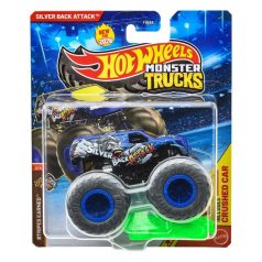   Hot Wheels Monster Trucks járművek Stripes Eartned 2/4 - Silver Back Attack