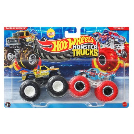 Hot Wheels Monster Trucks Demolition Doubles - Ramblin wrecker vs Totaled