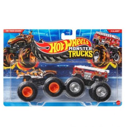 Hot Wheels Monster Trucks Demolition Doubles - Tiger Shark vs 5 Alarm