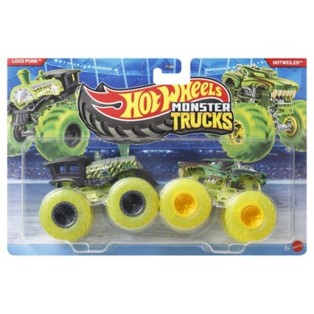 Hot Wheels Monster Trucks Demolition Doubles - Loco Punk vs Hotweiler