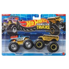   Hot Wheels Monster Trucks Demolition Doubles - Haul Y'all és Too Scool játékautó