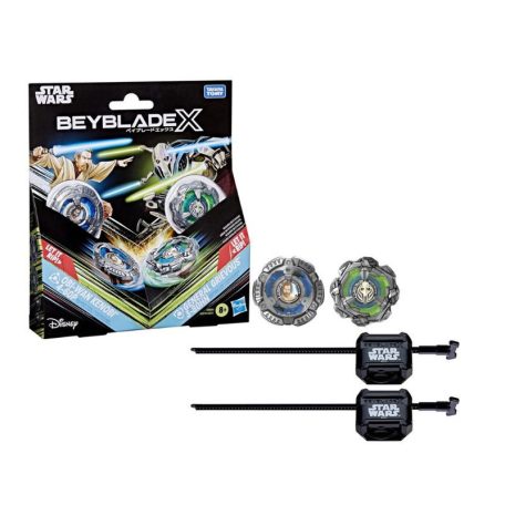 Beyblade X Star Wars Collab Kenobi vs Grievous