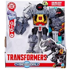   Transformers Cyberworld Chomp & Battle - Changes to Dino - Grimlock akciófigura