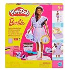 Play-Doh Barbie Fashionista Ruffles ruhatervező gyurmaszett Barbie babával