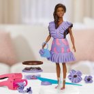 Play-Doh Barbie Fashionista Ruffles ruhatervező gyurmaszett Barbie babával