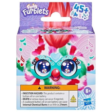 Furby Furblets Pep-Mint interaktív mini plüssjáték