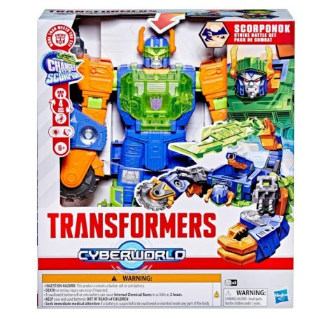 Transformers Cyberworld Scorponok Strike Battle játékfigura