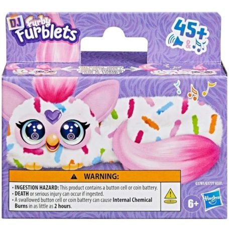 Furby: DJ Furblets elektronikus plüssjáték - Berry-Cup-Cake