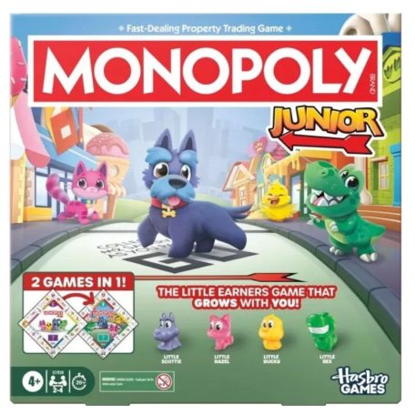 Monopoly Junior 2 az 1-ben társasjáték