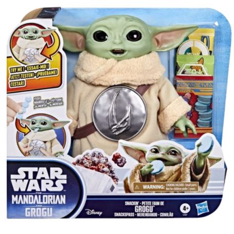 Star Wars The Mandalorian - Galaktikus Snackin Grogu, Baby Yoda interaktív figura