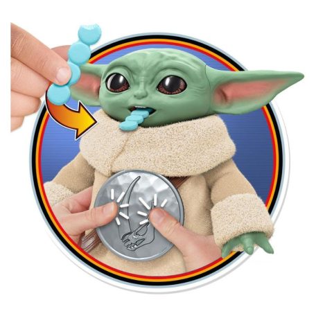 Star Wars The Mandalorian - Galaktikus Snackin Grogu, Baby Yoda interaktív figura
