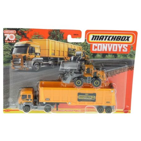 Matchbox Teherautó - Ford Cargo & MBX Dump Trailer / Quarry King