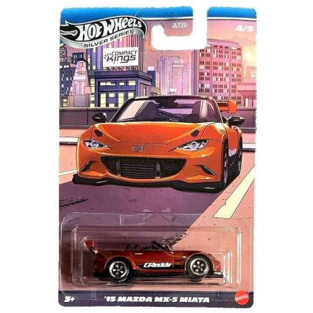 Hot Wheels Silver Series - Compact Kings kisautó 4/5 -'15 Mazda MX-5 Miata (1:64)