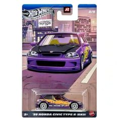   Hot Wheels Silver Series - Compact Kings kisautó 2/5 -'99 Honda Civic Type R (EK9) (1:64)
