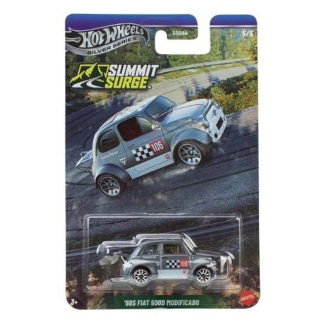 Hot Wheels Silver Series - Summit Surge kisautó 5/5 - '60S Fiat 500D Modificado (1:64)
