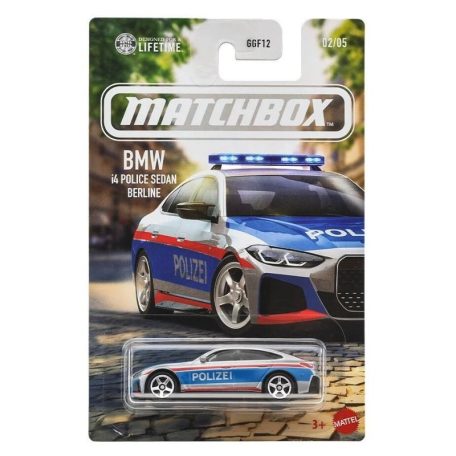 Matchbox - BMW i4 Police Sedan Berline 02/05 kisautó