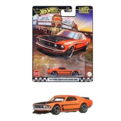   Hot Wheels Boulevard Premium fém kisautó 123 - '69 Ford Mustang Boss 302 (1:64)
